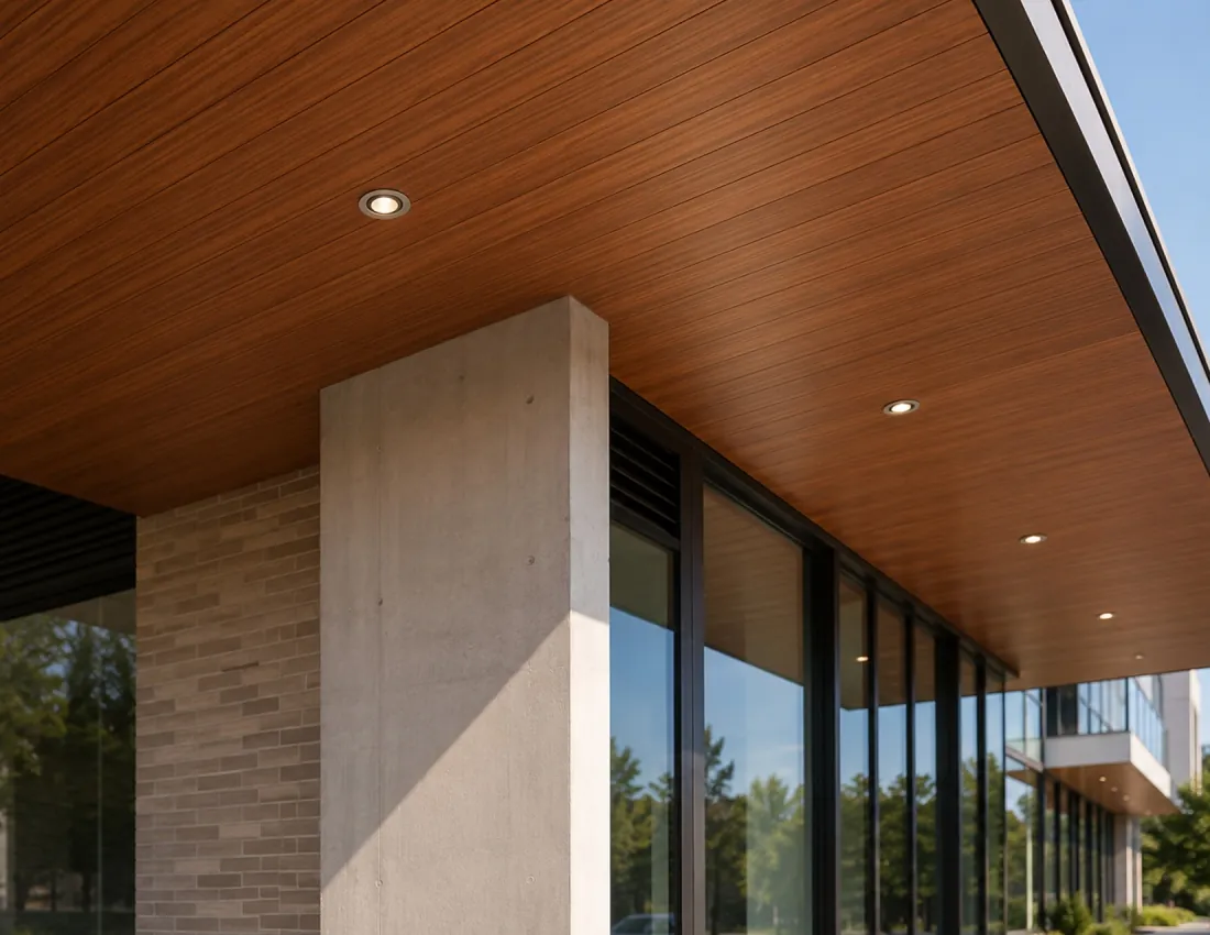 Soffits · Commercial canopy