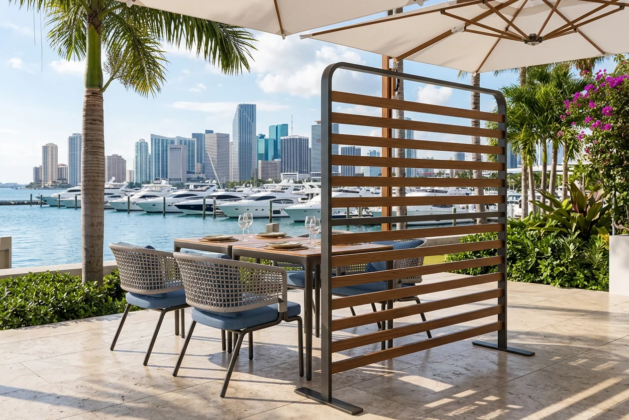 Marina dining · Waterfront